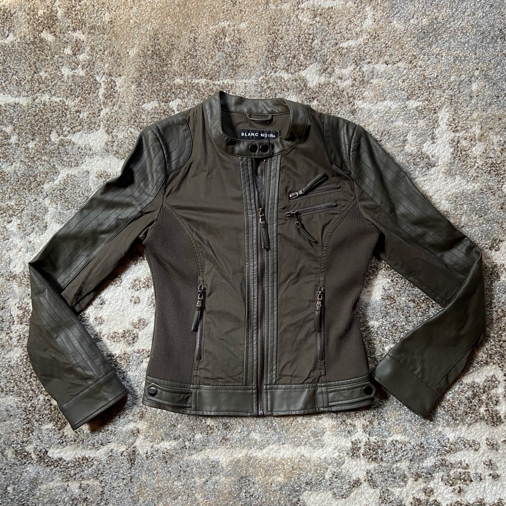 NWOT Faux Leather Jacket